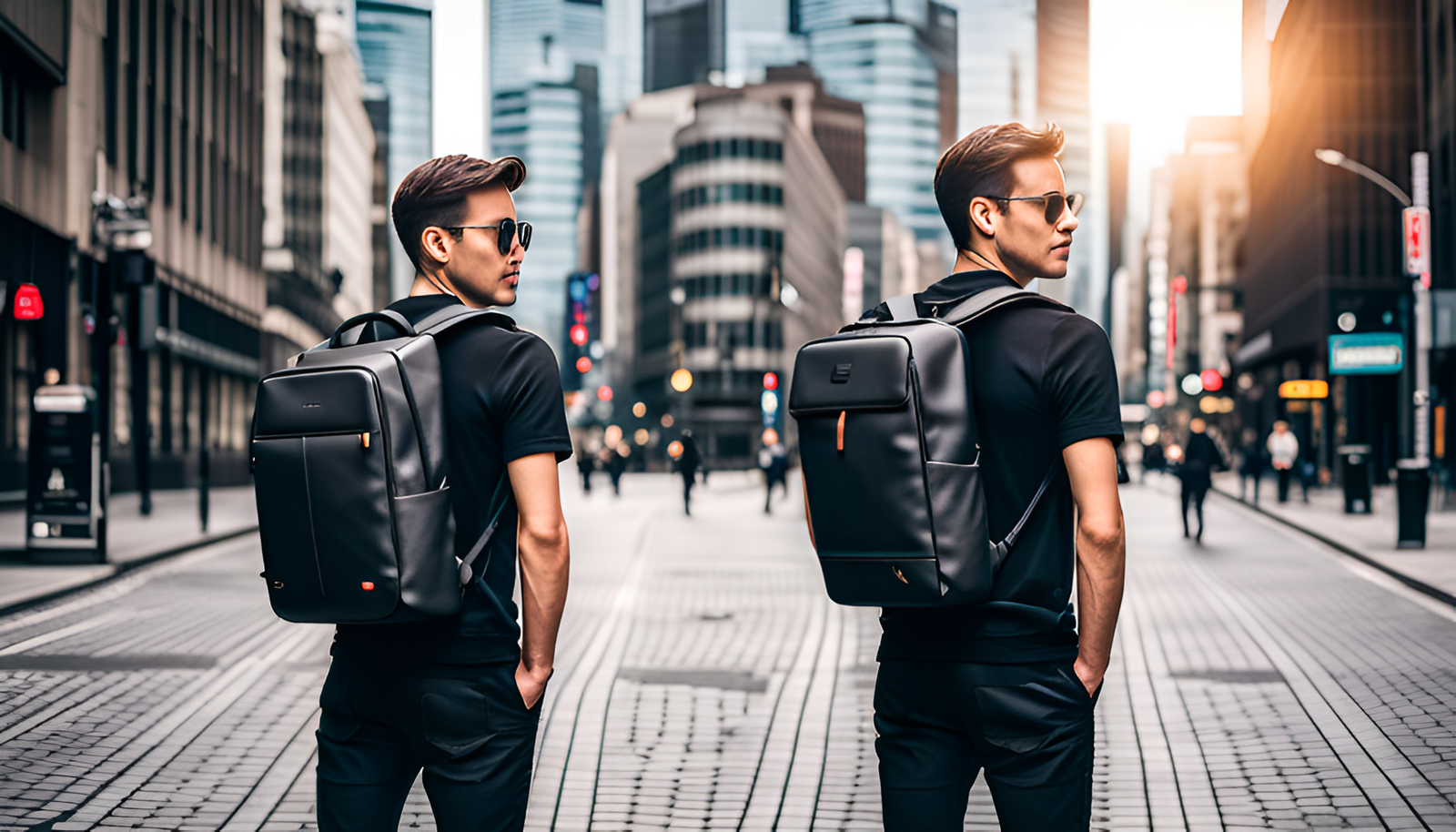 The Naxos™ Ultra Slim Business Backpack: The Ideal Waterproof Backpack for 15.6” Laptop