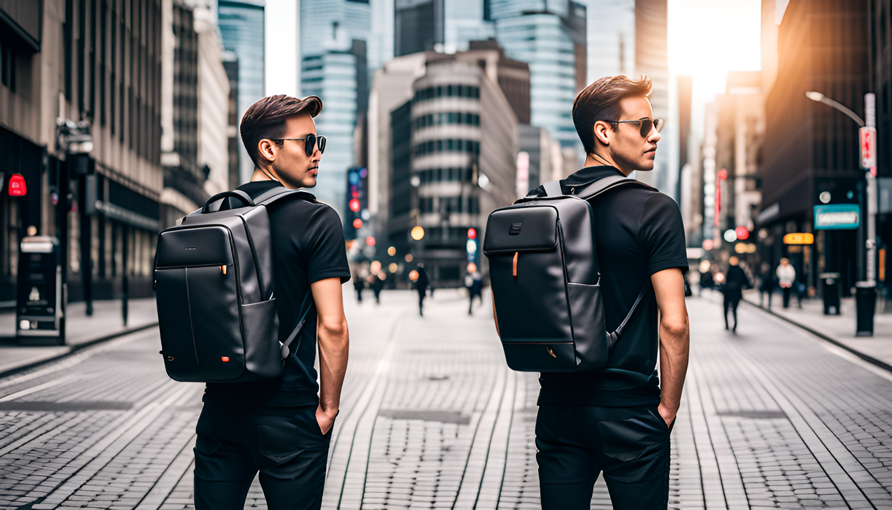 The Naxos™ Ultra Slim Business Backpack: The Ideal Waterproof Backpack for 15.6” Laptop