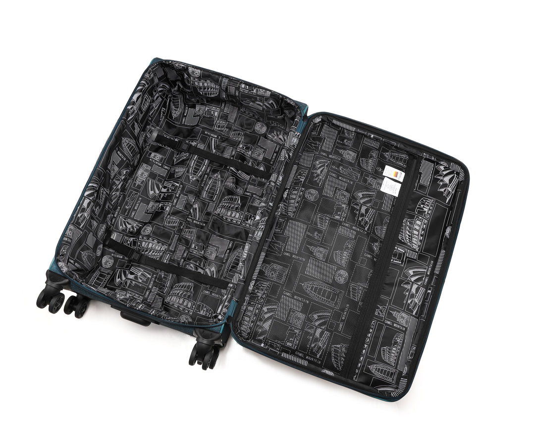 Camel Mountain® Platinium Check In standard 20 Inch carry on suitcase