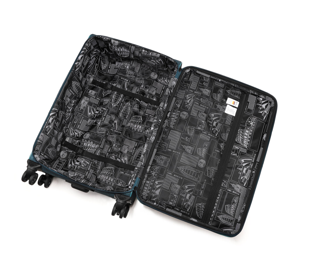 Camel Mountain® Platinium Set Of Three 20 Inch 24 Inch and 28 Inch luggage set