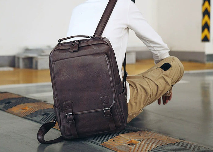 The Promis™ Luxe Backpack by Camel Mountain – 35L, Fits 14" Laptop
