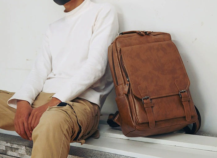 The Promis™ Luxe Backpack by Camel Mountain – 35L, Fits 14" Laptop