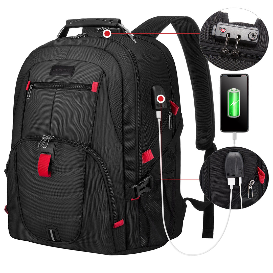 The Quinox™ Platinum Backpack by Camel Mountain – 40L & 45L, Fits 16" & 17" Laptops