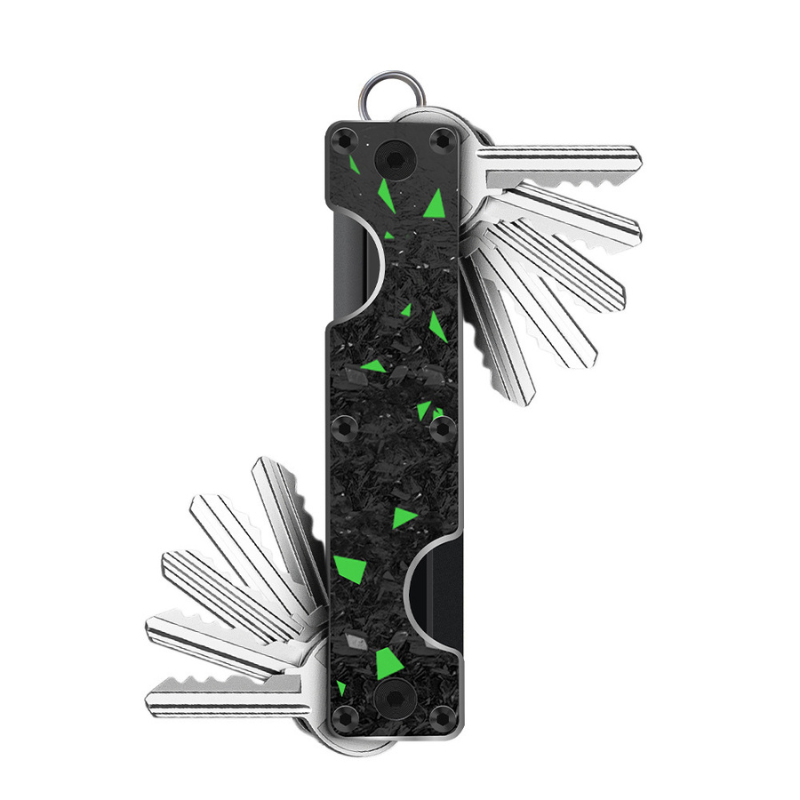 The Oxeneris™ Luxe Keychain by Camel Mountain – Ultra-Slim EDC Organizer