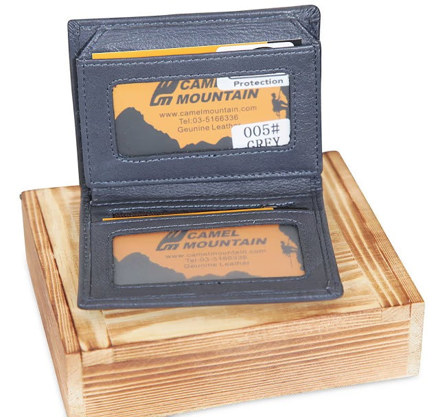 Camel Mountain® Marco Leather Compat RFID Wallet