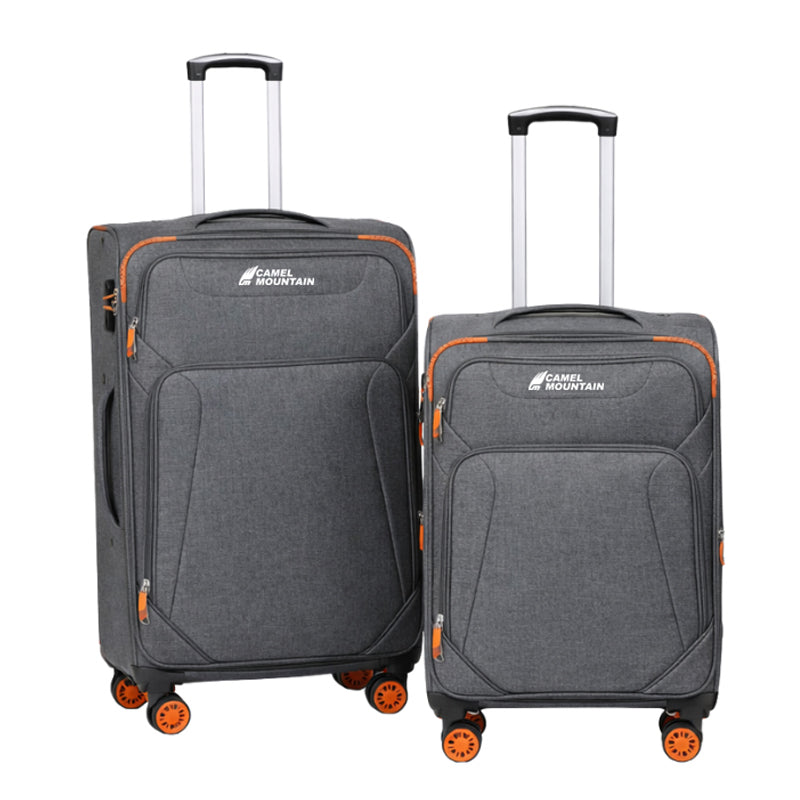 Camel Mountain® Cosmos DLX Duo (20" + 28") Suitcases – Compact Control Meets Serious Capacity