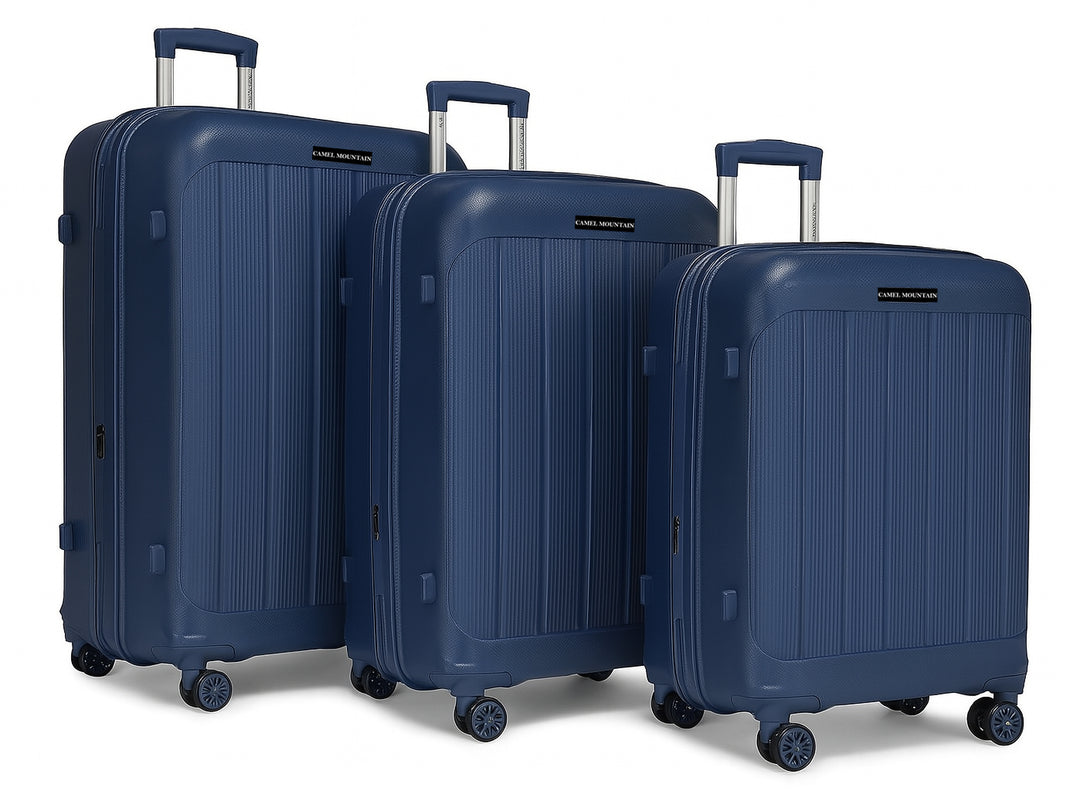 Camel Mountain® Infinity Set Of Three 20 Inch 24 Inch and 28 Inch luggage set