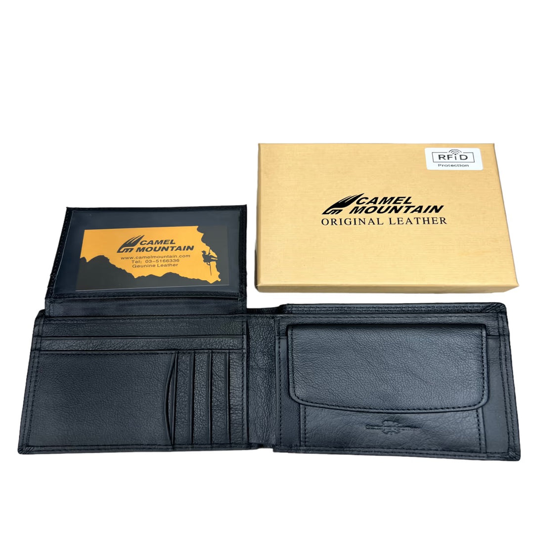 Camel Mountain® Germen Soft Leather RFID Wallet