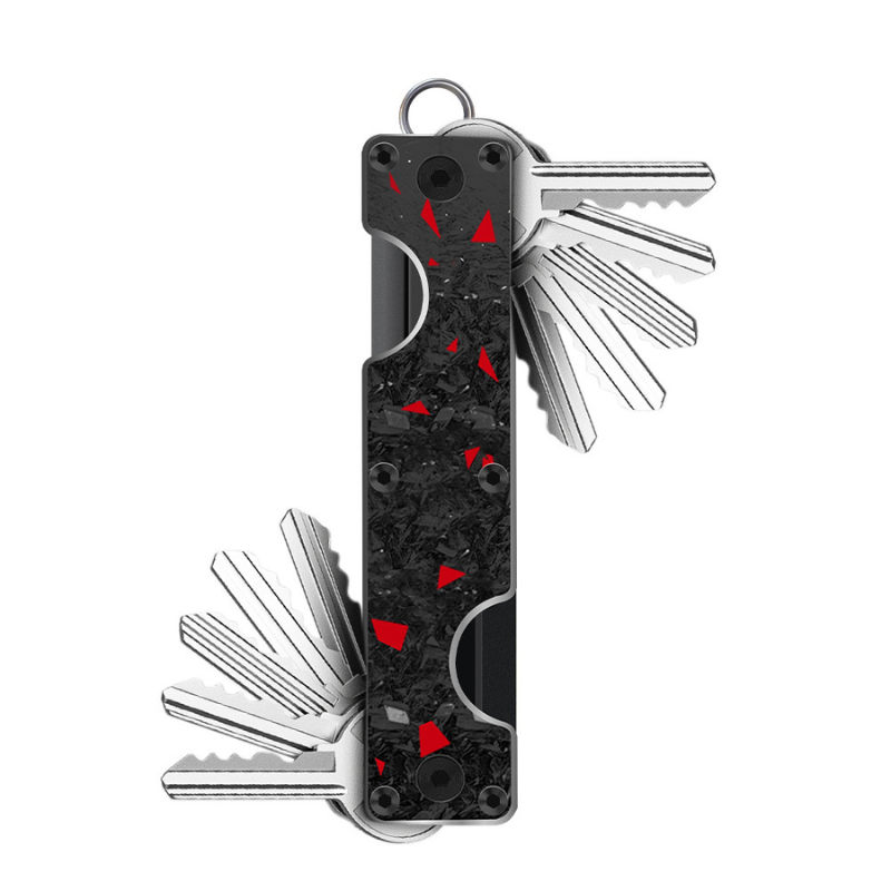The Oxeneris™ Luxe Keychain by Camel Mountain – Ultra-Slim EDC Organizer