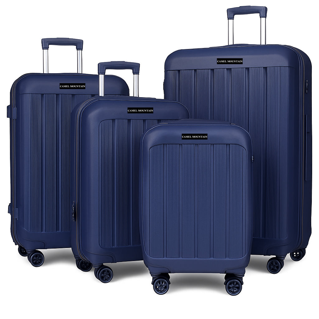 Camel Mountain® Infinity Set Of Four 20 Inch 24 Inch 28 Inch and 32 Inch luggage set