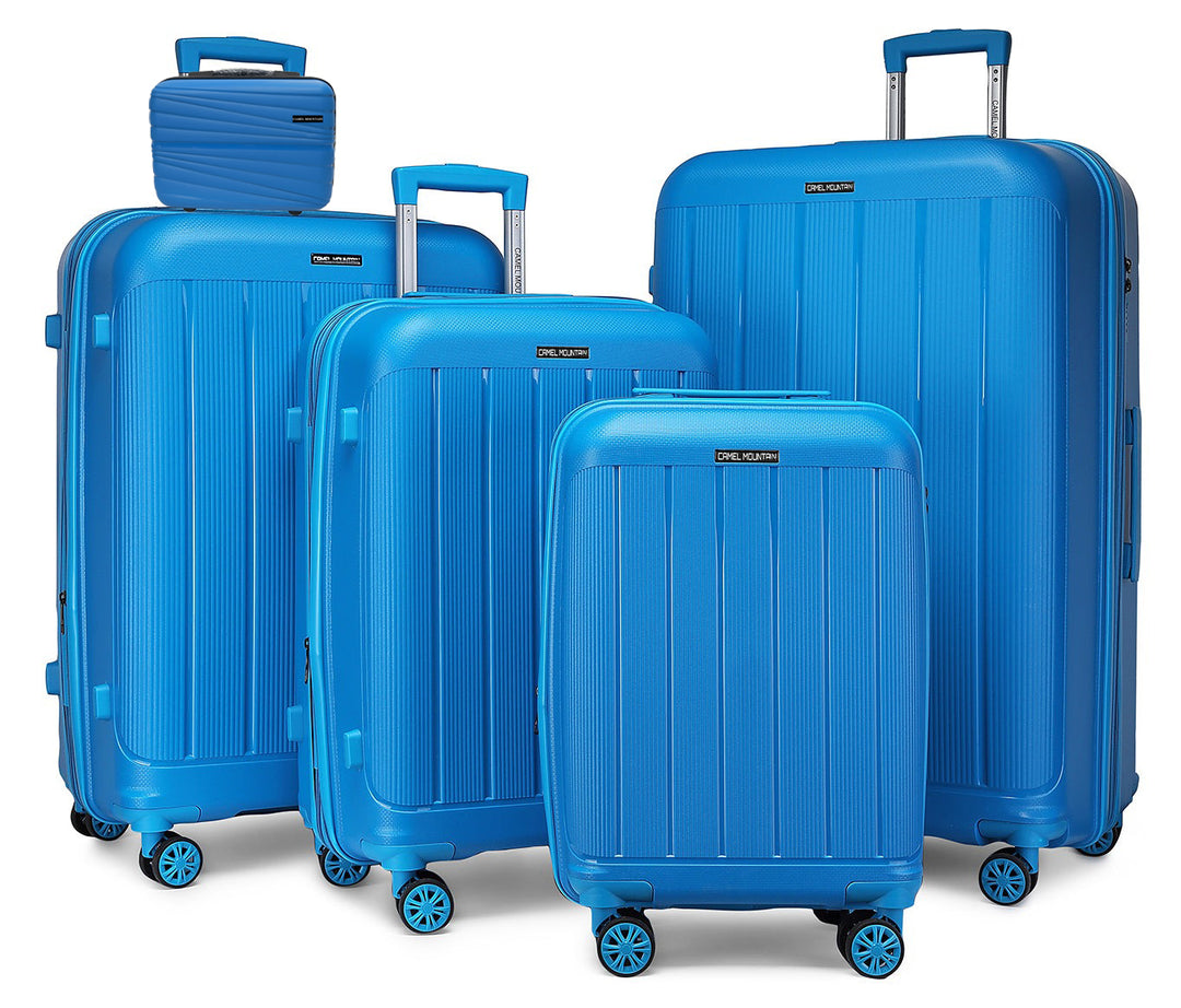 Camel Mountain® Infinity Set of Five – 14", 20", 24", 28" & 32" Luggage Set