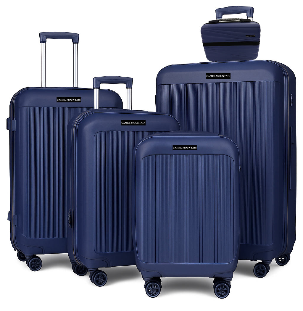 Camel Mountain® Infinity Set of Five – 14", 20", 24", 28" & 32" Luggage Set