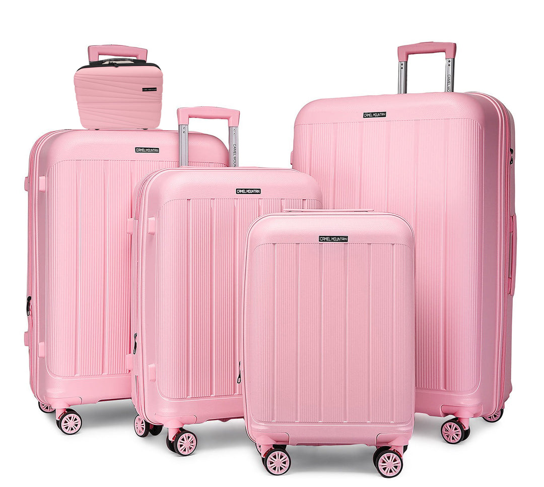 Camel Mountain® Infinity Set of Five – 14", 20", 24", 28" & 32" Luggage Set