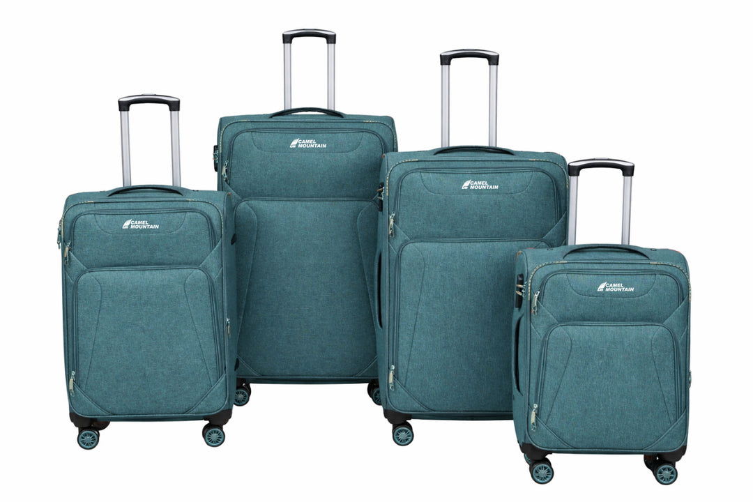Camel Mountain® Cosmos DLX Set 4 (20", 24", 28", 32") Suitcases – The Complete Luxury Luggage System for Any Journey