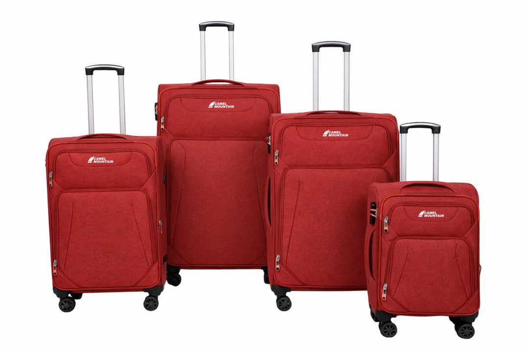 Camel Mountain® Cosmos DLX Set 4 (20", 24", 28", 32") Suitcases – The Complete Luxury Luggage System for Any Journey