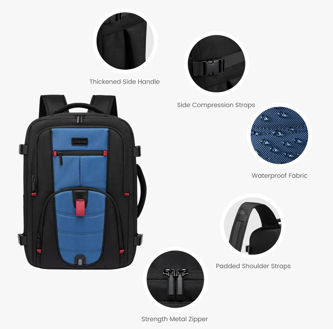 The Helvix™ Xtreme Backpack by Camel Mountain – 35L, Fits Up To 16" Laptop