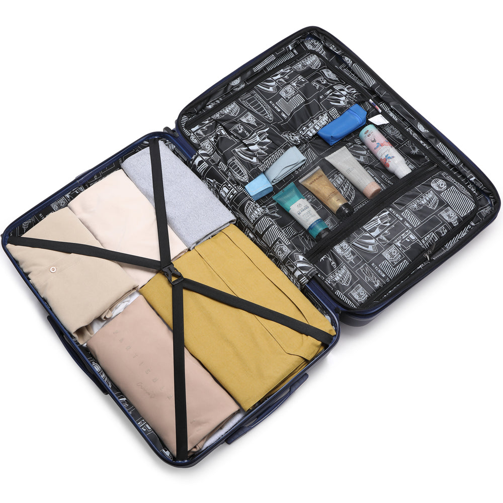 Camel Mountain® Biden Set Of Four 20 Inch 24 Inch 28 Inch and 32 Inch luggage set