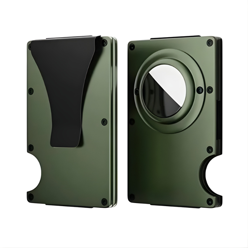 The Krynoril™ Ultra Wallet by Camel Mountain – Ultra-Slim RFID Metal Wallet