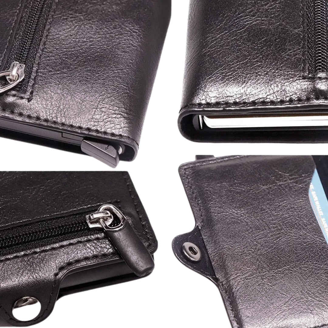 The Centric™ Superior Popup Wallet by Camel Mountain – RFID Blocking Slim Case