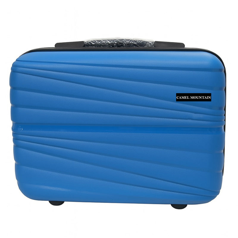 Camel Mountain® INFINITY – Unbreakable 14” Travel Beauty Case with Handle Strap