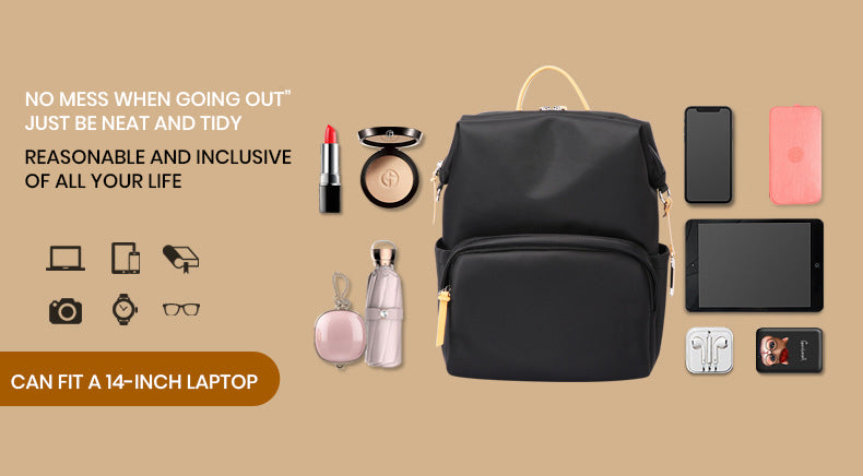 Camel Mountain® Éclat Backpack 15L - Luxurious Style and Function for Women on the Go