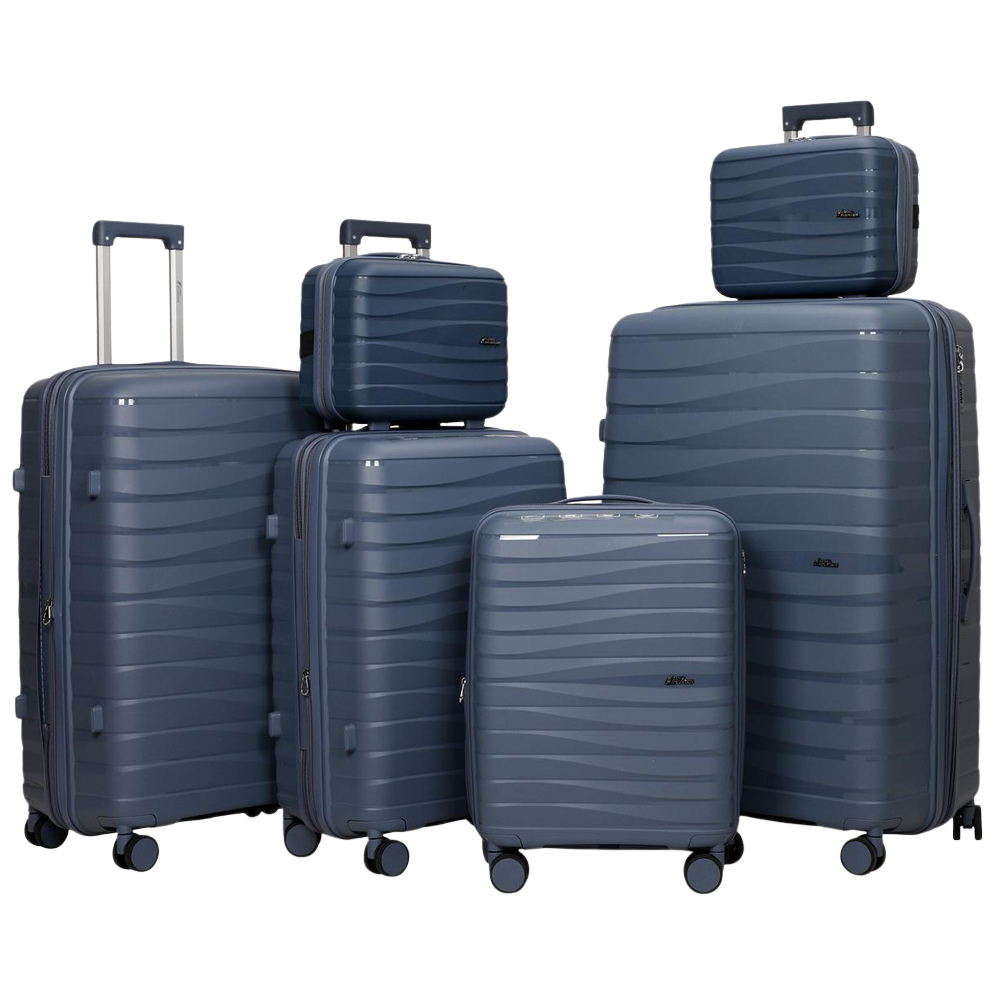 Camel Mountain® ABLE Set 6 (14", 14", 20", 24", 28", 32") – Total Control from Vanity to Voyage