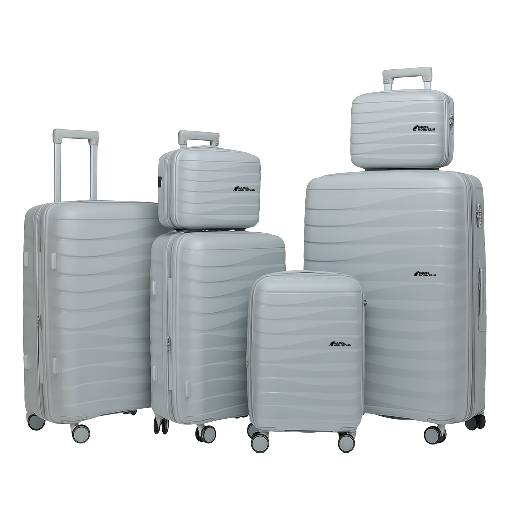 Camel Mountain® ABLE Set 6 (14", 14", 20", 24", 28", 32") – Total Control from Vanity to Voyage