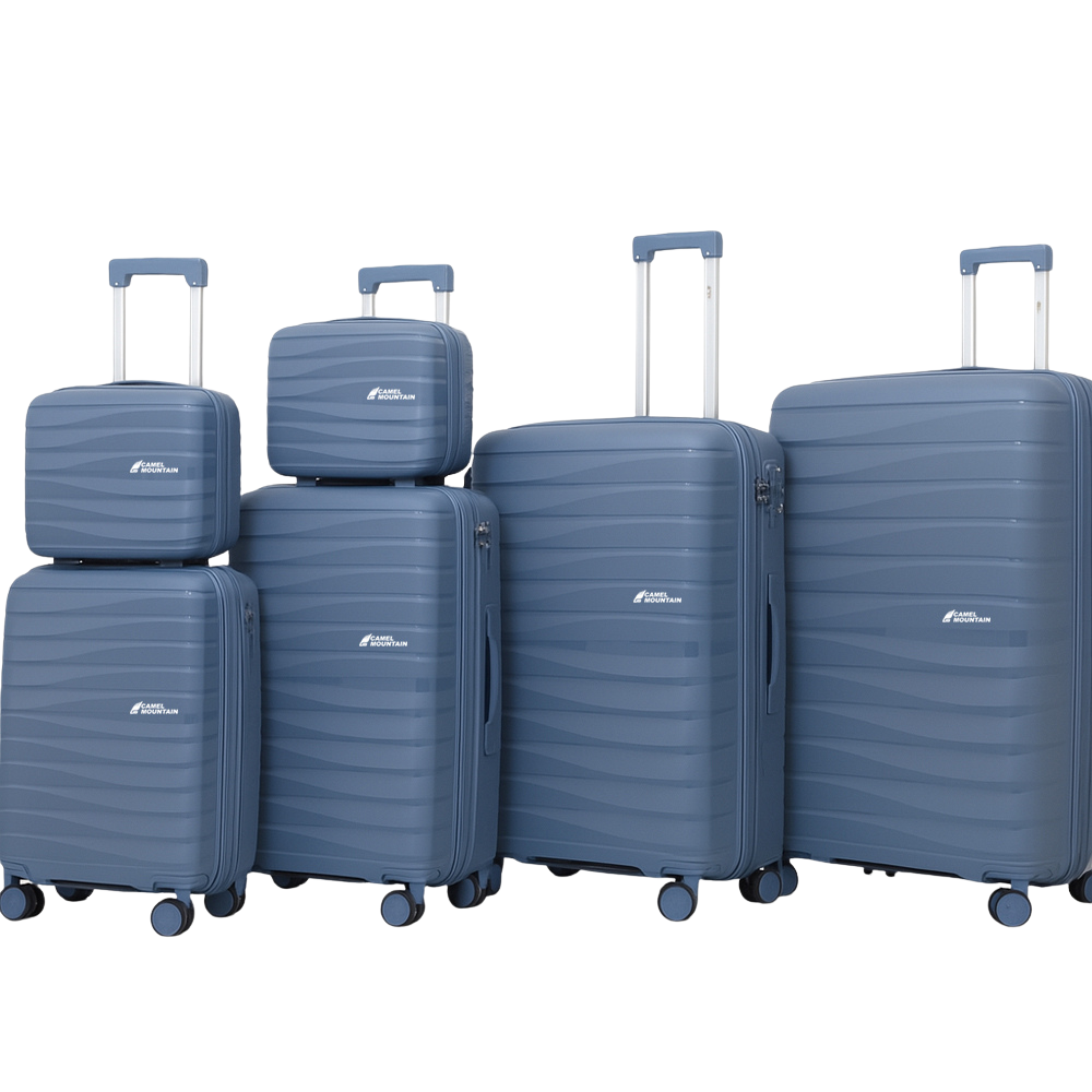 Camel Mountain® ABLE Set 6 (14", 14", 20", 24", 28", 32") – Total Control from Vanity to Voyage