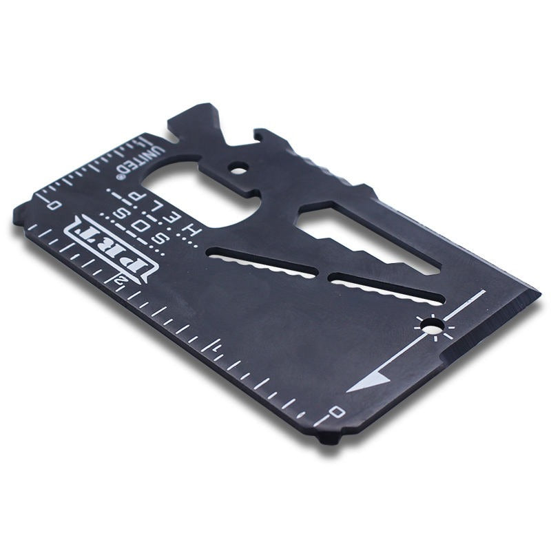 The Polaryx™ Luxe Card Knife by Camel Mountain – Premium 14-in-1 Tool in Pocket Size