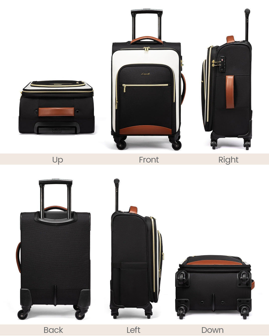 The Zymora™ Prime Suitcase by Camel Mountain – 45L, Fits Up To 16" Laptop