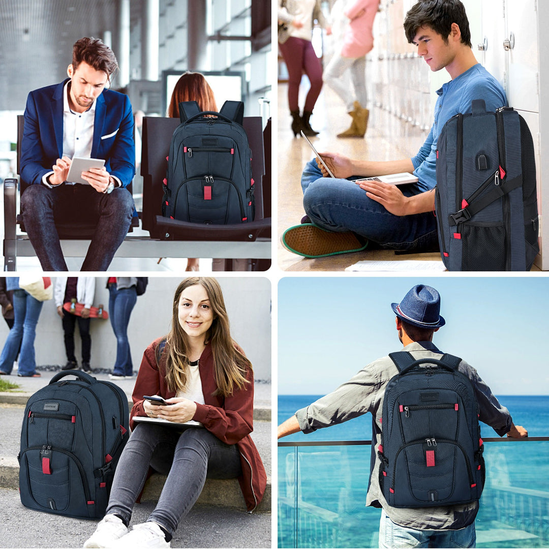 The Quinox™ Platinum Backpack by Camel Mountain – 40L & 45L, Fits 16" & 17" Laptops