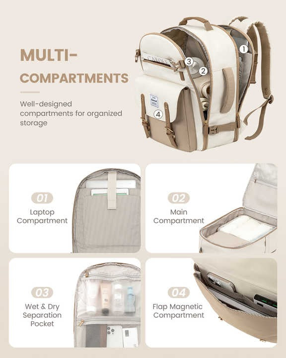 The Vytros™ ProX Backpack by Camel Mountain – 55L, Fits Up To 17" Laptop