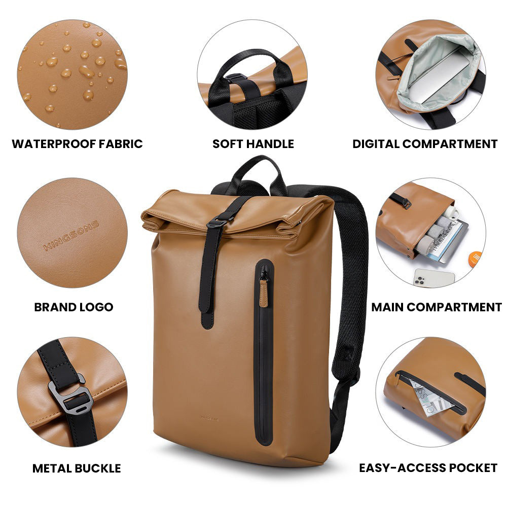 The Ryvex™ Turbo Backpack by Camel Mountain – 13.5L, Fits Up To 16" Laptop