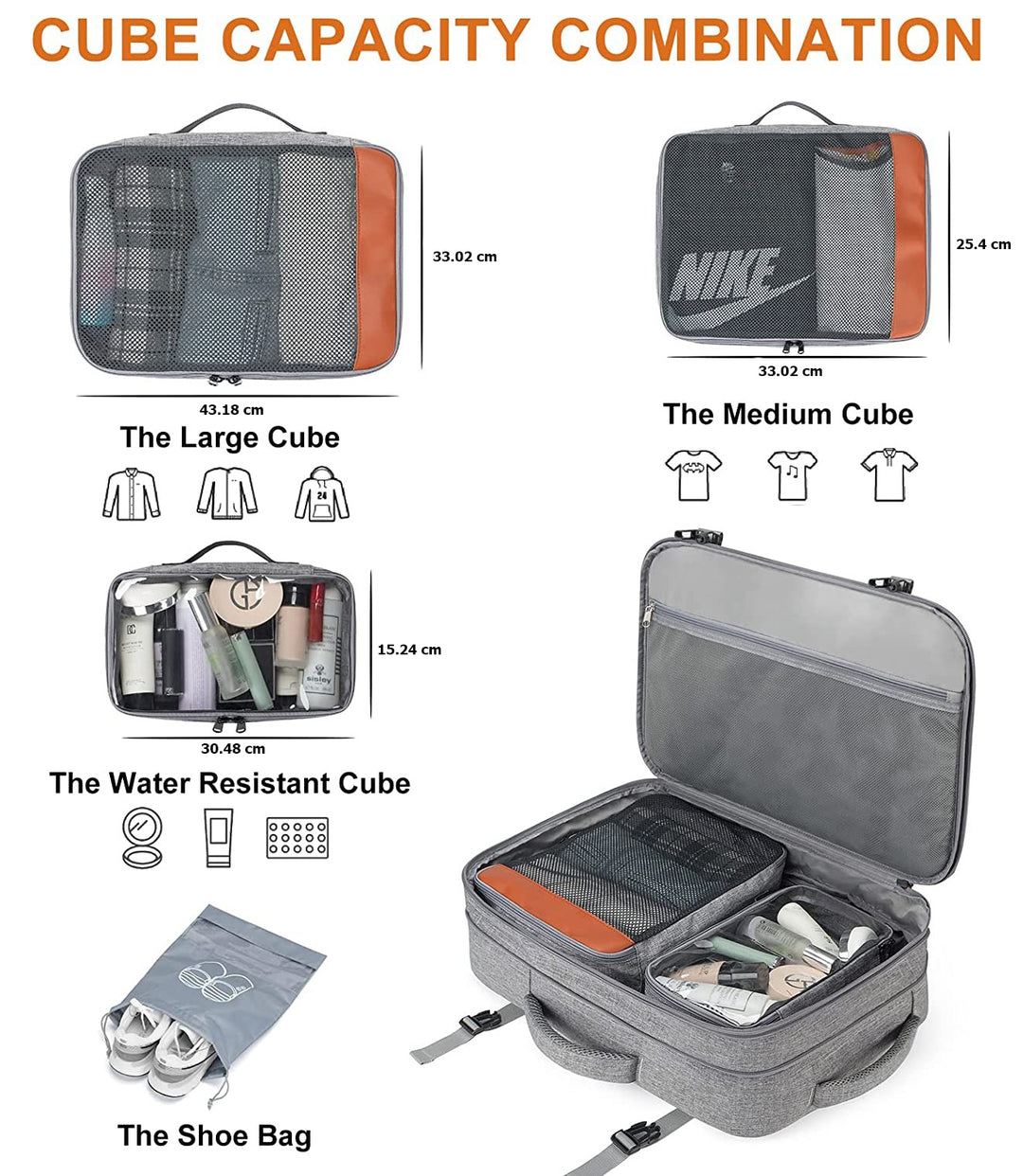 The Solenor™ Advanced Backpack by Camel Mountain – 40L, Fits Up To 17" Laptop