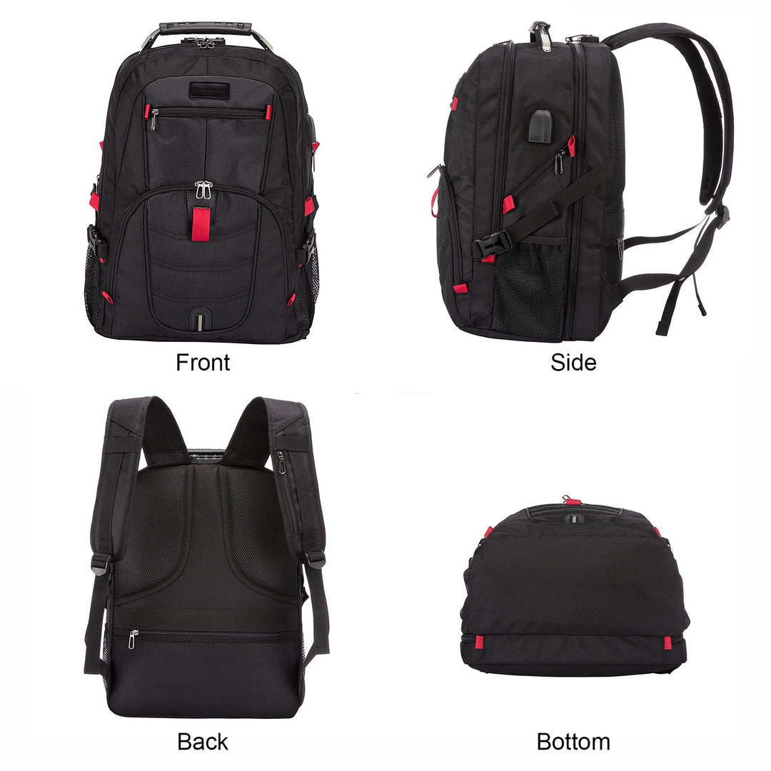 The Quinox™ Platinum Backpack by Camel Mountain – 40L & 45L, Fits 16" & 17" Laptops