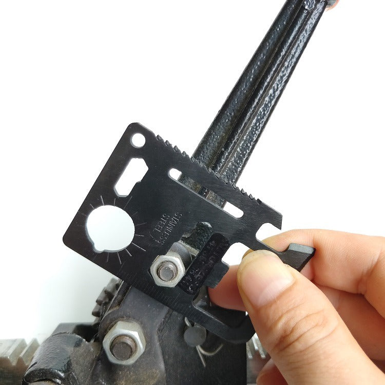 The Xenova™ Ultra Card Knife by Camel Mountain – 11-in-1 Stainless Steel Pocket Tool