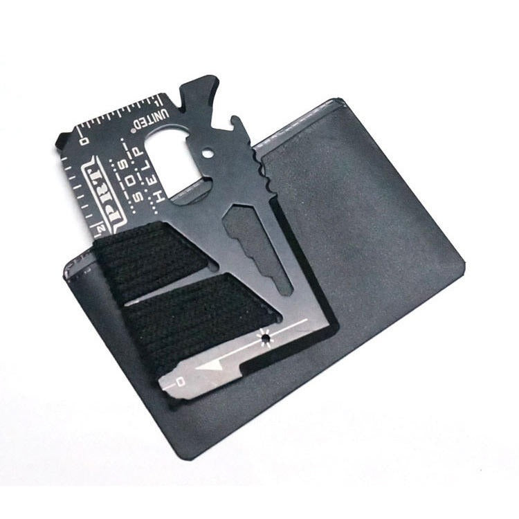 The Polaryx™ Luxe Card Knife by Camel Mountain – Premium 14-in-1 Tool in Pocket Size
