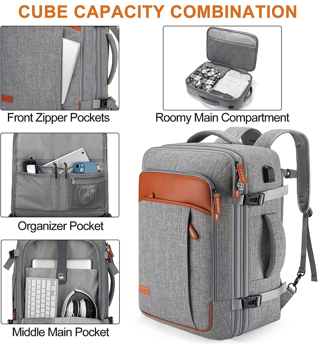 The Solenor™ Advanced Backpack by Camel Mountain – 40L, Fits Up To 17" Laptop