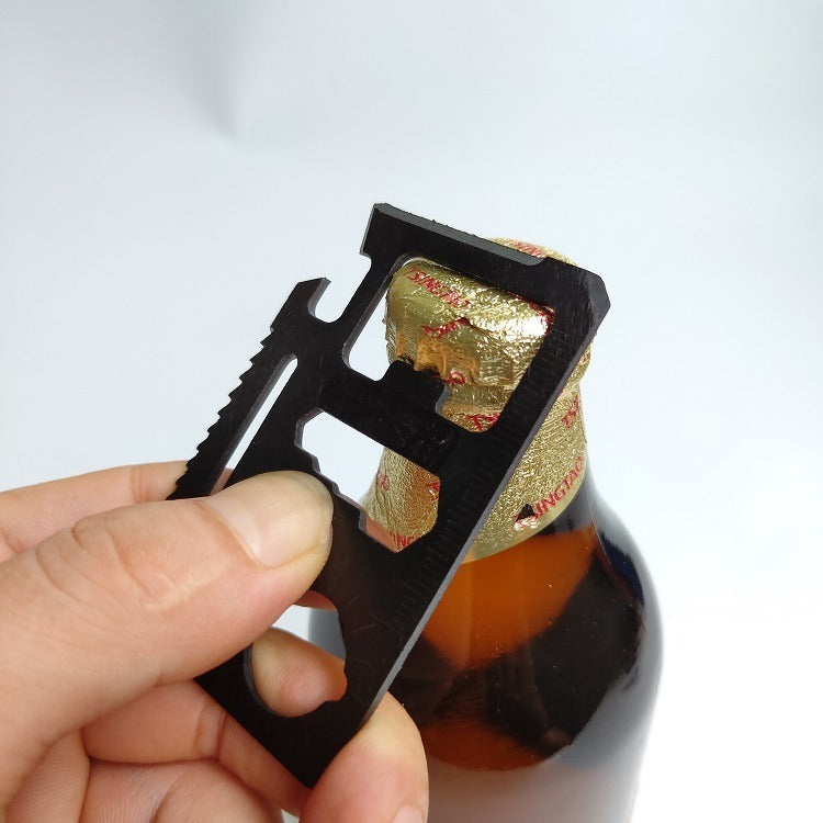 The Xenova™ Ultra Card Knife by Camel Mountain – 11-in-1 Stainless Steel Pocket Tool