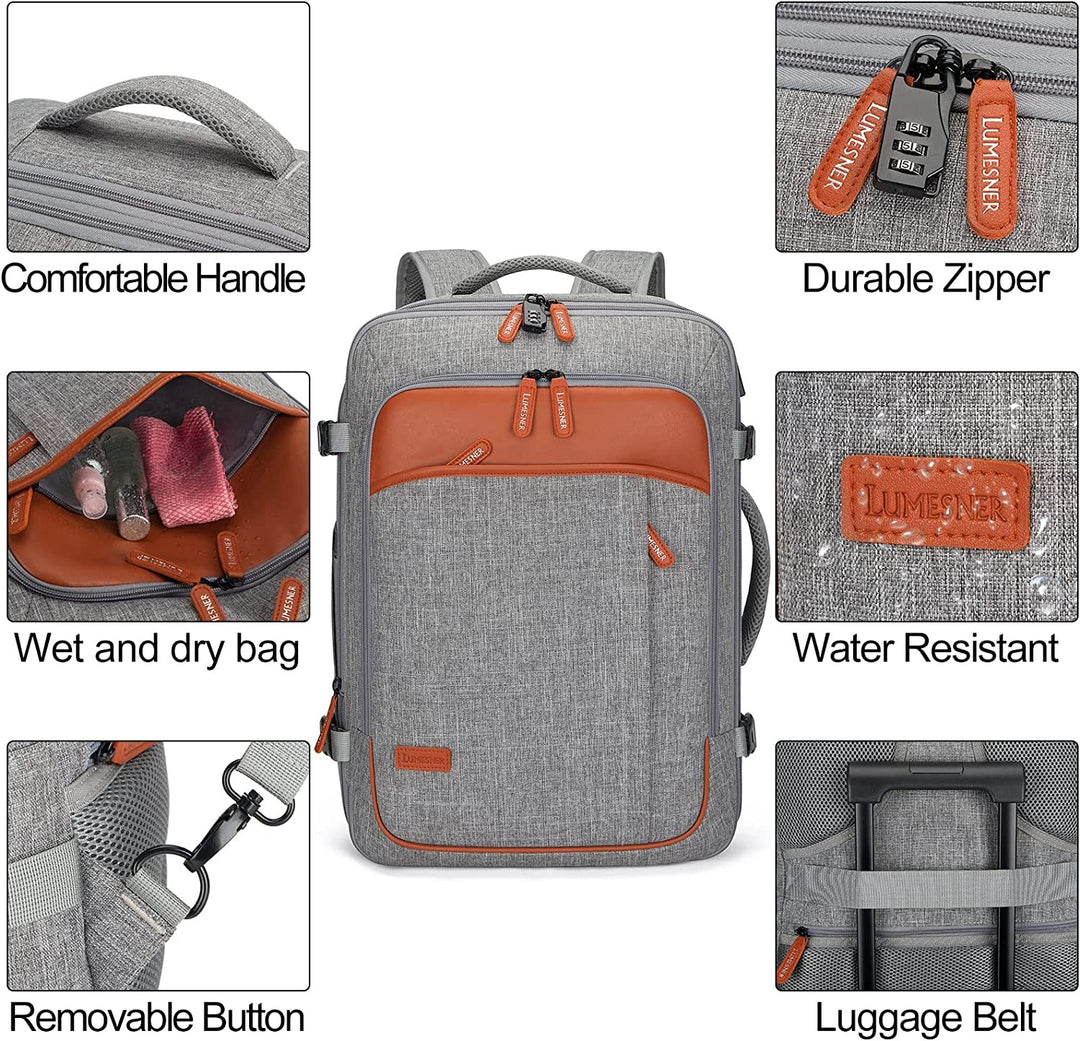 The Solenor™ Advanced Backpack by Camel Mountain – 40L, Fits Up To 17" Laptop