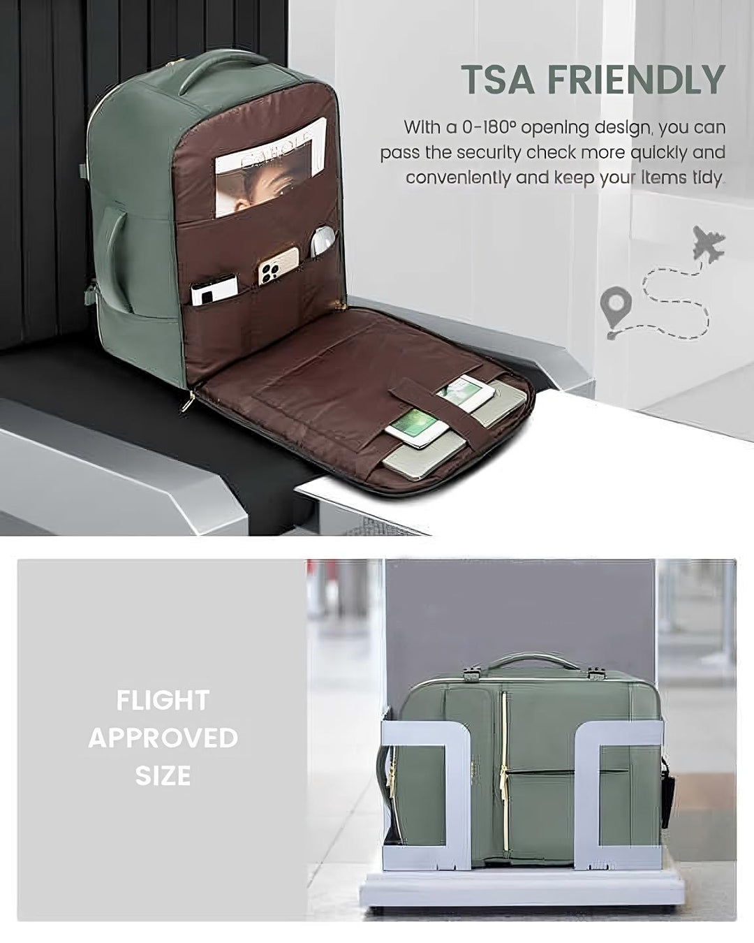 The Kronyx™ Advanced Backpack by Camel Mountain – 55L, Fits Up To 17" Laptop