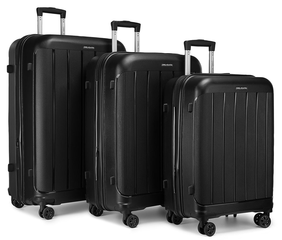 Camel Mountain® Infinity Set Of Three 20 Inch 24 Inch and 28 Inch luggage set