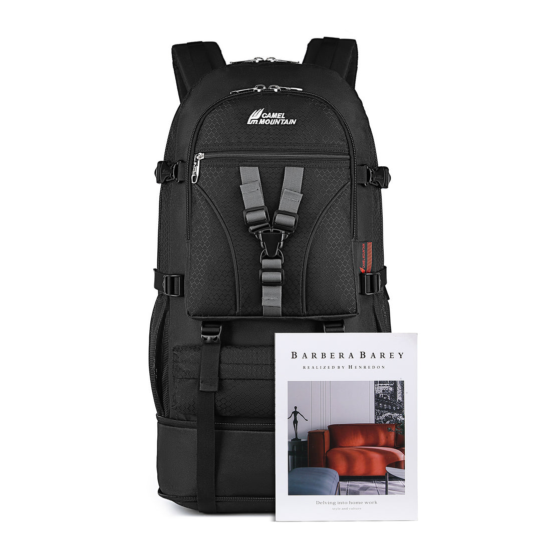 Camel Mountain® XL Mountaineer – Expandable 50+5L Backpack