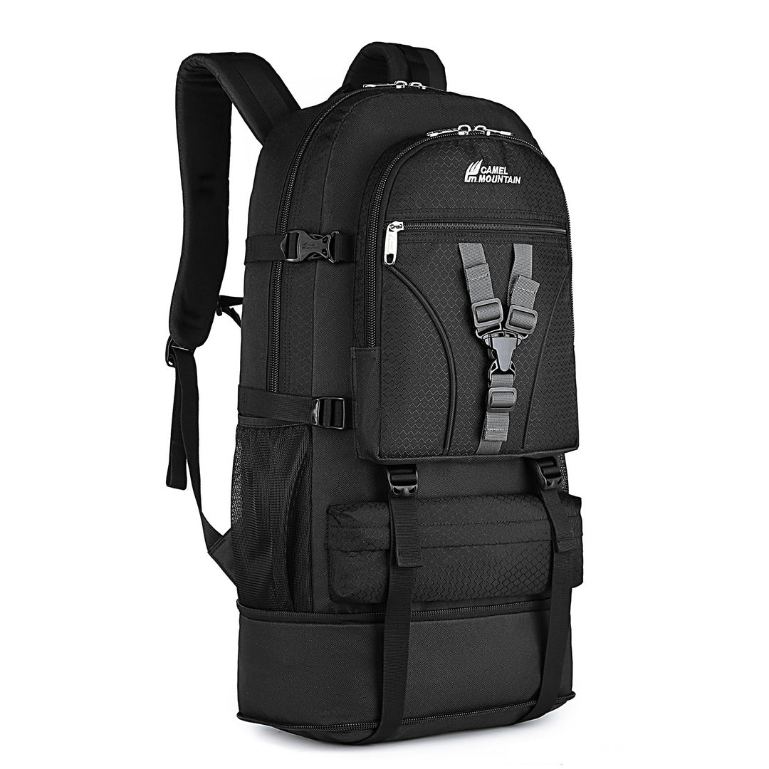 Camel Mountain® XL Mountaineer – Expandable 50+5L Backpack