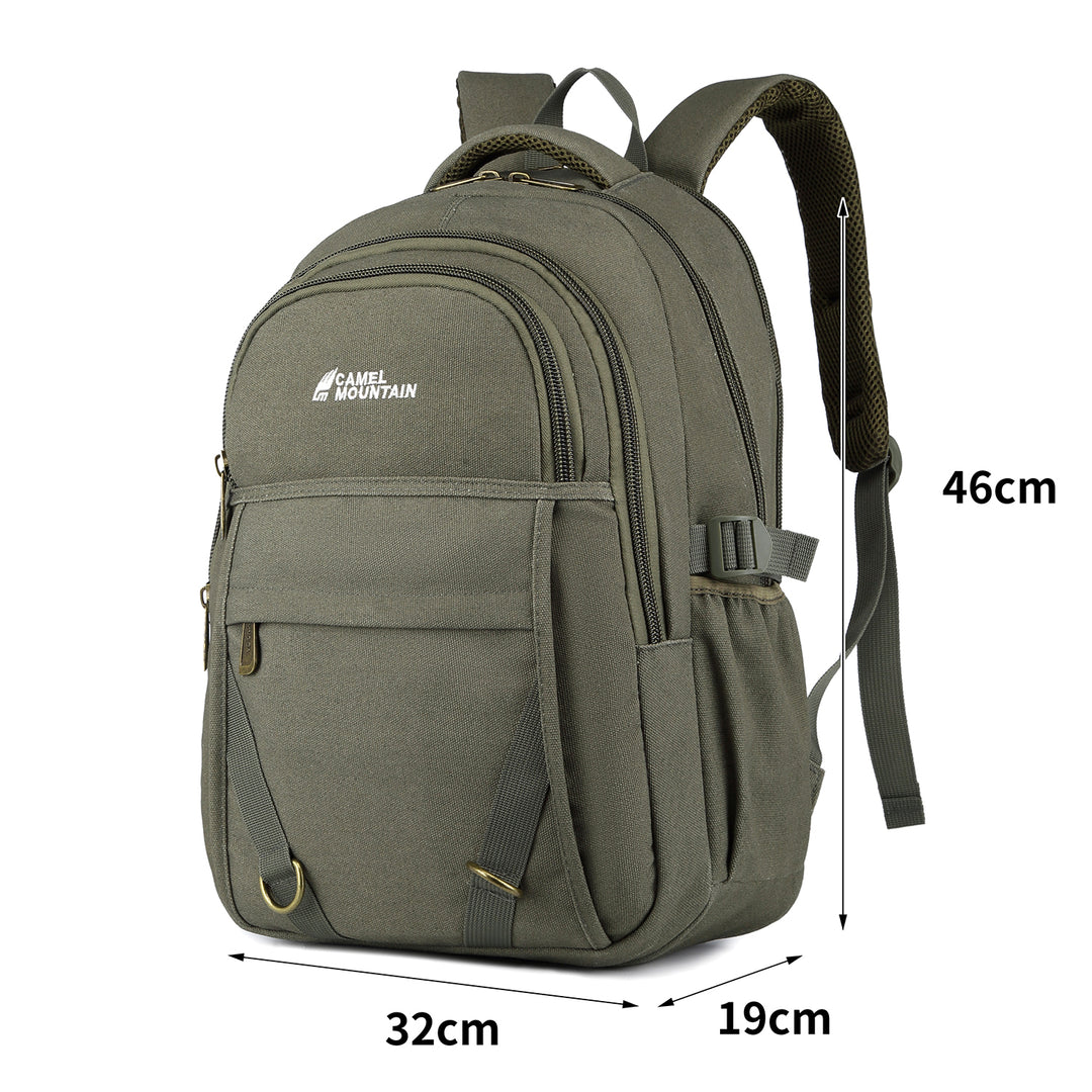 The Satin™ Ultimate Max Backpack by Camel Mountain – 25L, Fits 15.6" Laptops