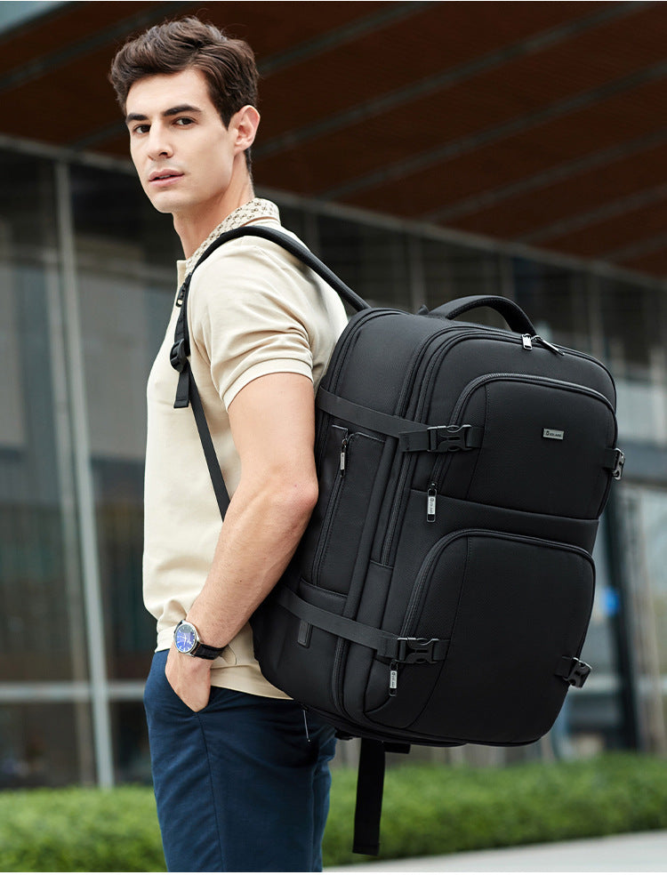 The Gravion™ Large Capacity Travel Business Backpack by Camel Mountain – 35L, Fits 17" Laptop