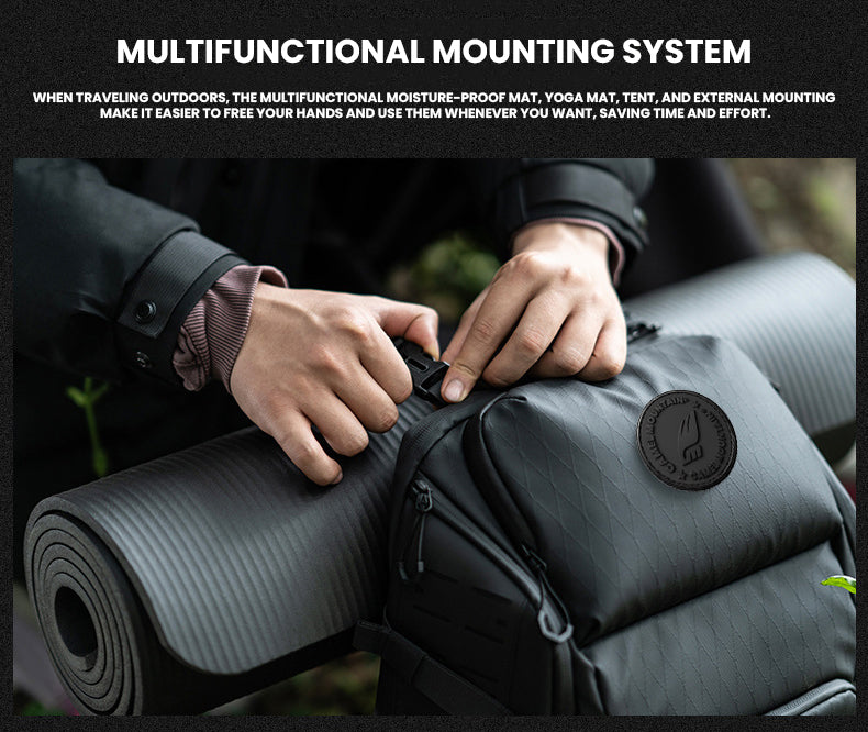 The Zorynix™ Prime Backpack by Camel Mountain – 35L, Fits 16" Laptop