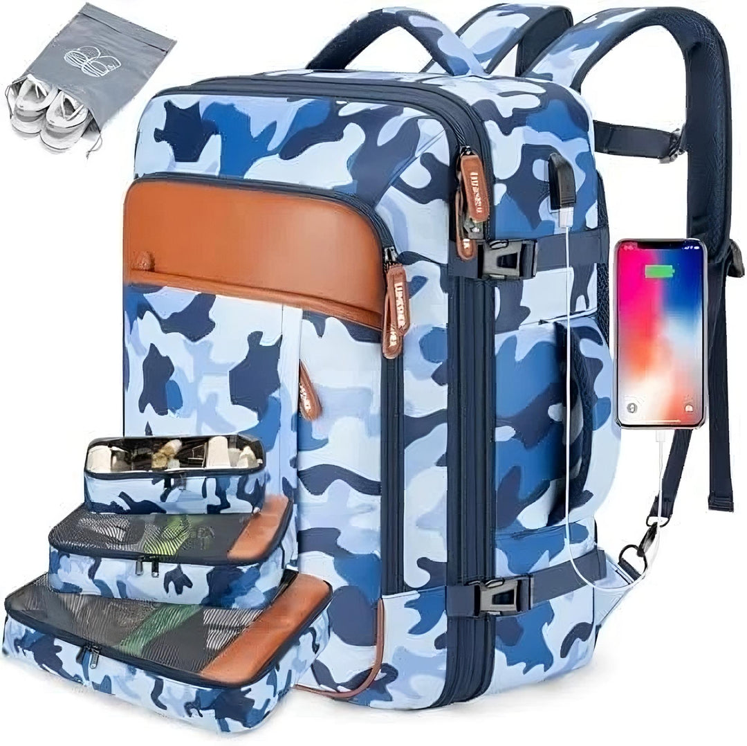 The Solenor™ Advanced Backpack by Camel Mountain – 40L, Fits Up To 17" Laptop