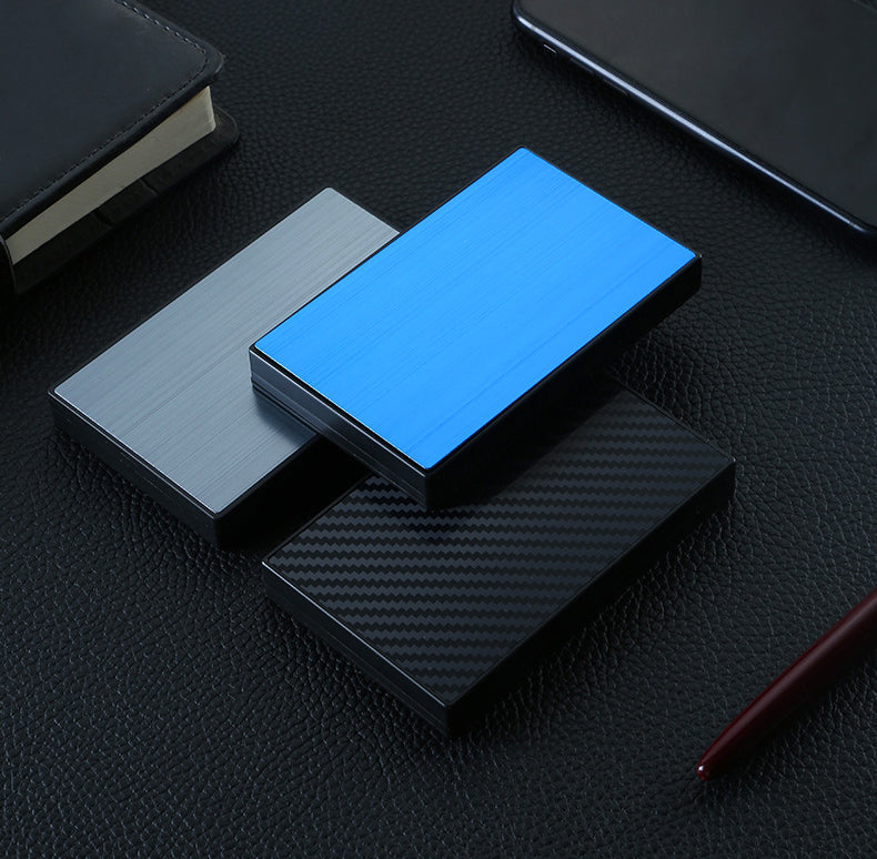 The Qyros™ Platinum Wallet by Camel Mountain – 0.09L, Slim RFID-Blocking Card Holder