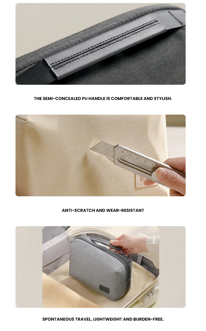 The Nytharion™ Plus Digital Storage Bag by Camel Mountain – 2L, Compact Tech Organizer